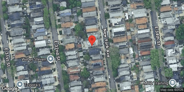 Aerial map of 1912 NEW YORK AVENUE, Brooklyn