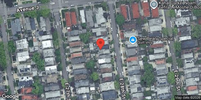 Aerial map of 1024 EAST 28 STREET, Brooklyn