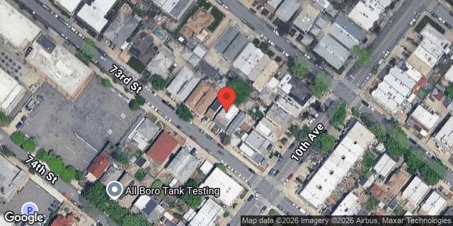 Aerial map of 965 73 STREET, Brooklyn