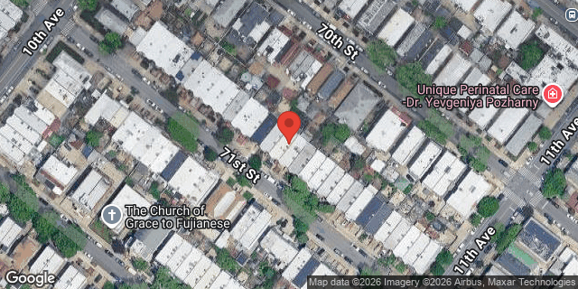 Aerial map of 1047 71 STREET, Brooklyn