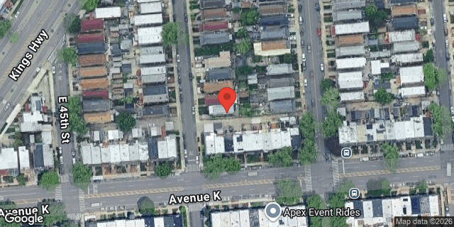 Aerial map of 1431 EAST 46 STREET, Brooklyn