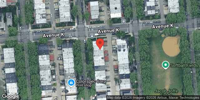 Aerial map of 1105 EAST 57 STREET, Brooklyn