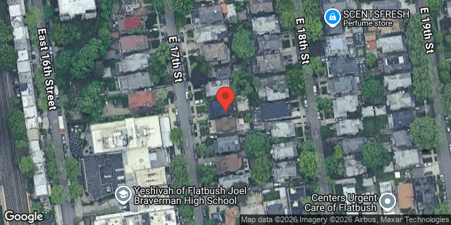 Aerial map of 993 EAST 17 STREET, Brooklyn