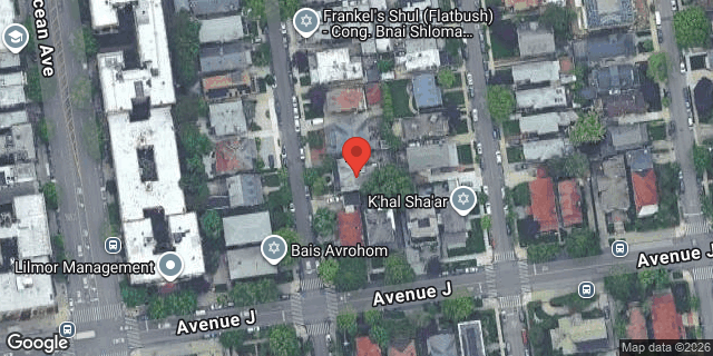 Aerial map of 1115 EAST 21 STREET, Brooklyn