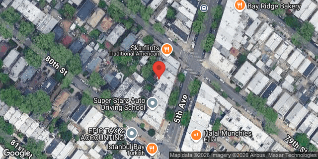 Aerial map of 7910 5 AVENUE, Brooklyn