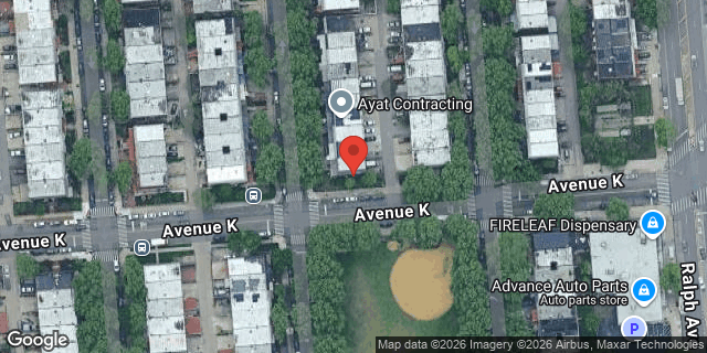 Aerial map of 1157 EAST 58 STREET, Brooklyn