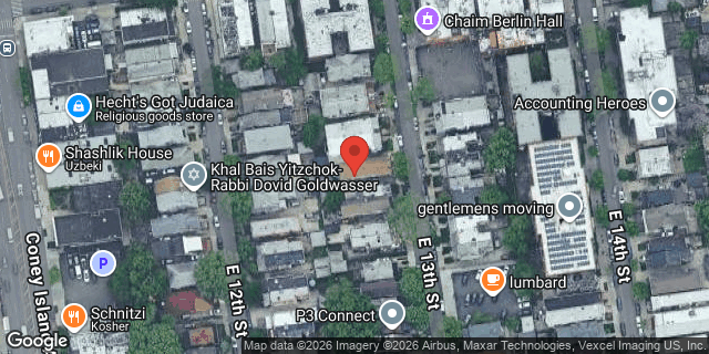 Aerial map of 932 EAST 13 STREET, Brooklyn