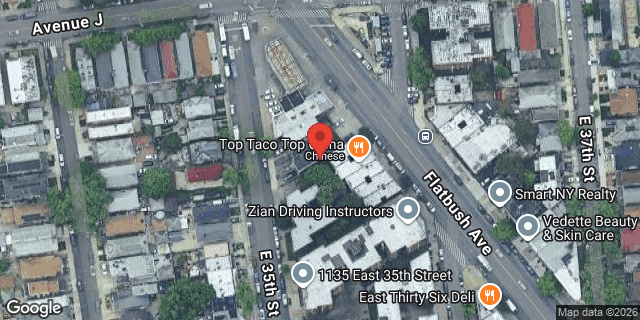 Aerial map of 1770 FLATBUSH AVENUE, Brooklyn