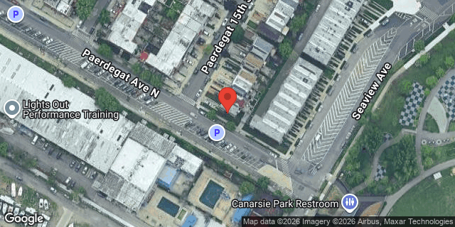 Aerial map of 2 PAERDEGAT 15 STREET, Brooklyn