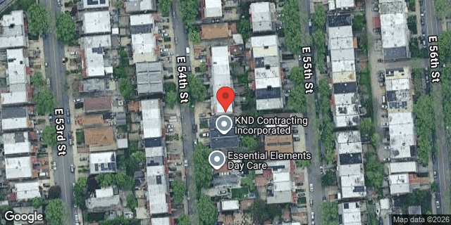 Aerial map of 1261 EAST 54 STREET, Brooklyn