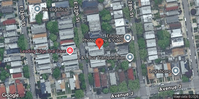 Aerial map of 973 EAST 27 STREET, Brooklyn