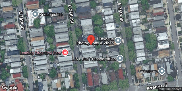 Aerial map of 969 EAST 27 STREET, Brooklyn