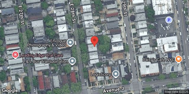 Aerial map of 973 EAST 28 STREET, Brooklyn