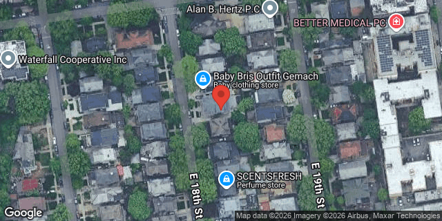 Aerial map of 961 EAST 18 STREET, Brooklyn