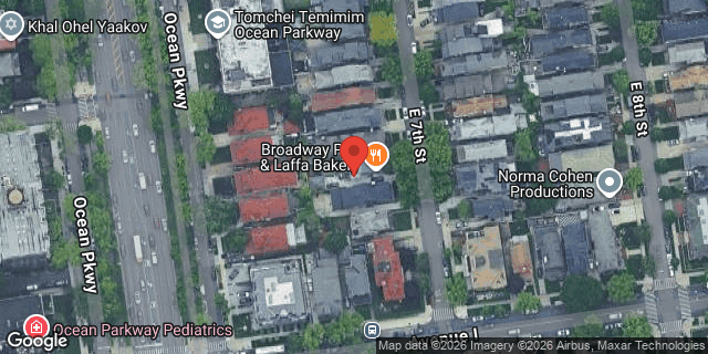 Aerial map of 976 EAST 7 STREET, Brooklyn