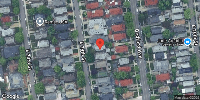 Aerial map of 947 EAST 24 STREET, Brooklyn