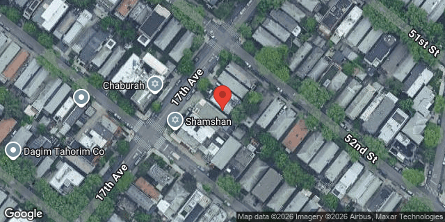 Aerial map of 5211 17 AVENUE, Brooklyn