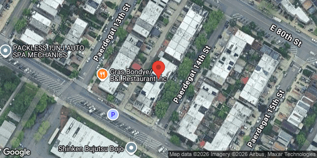 Aerial map of 15 PAERDEGAT 14 STREET, Brooklyn