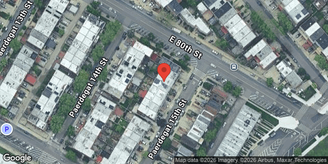 Aerial map of 39 PAERDEGAT 15 STREET, Brooklyn