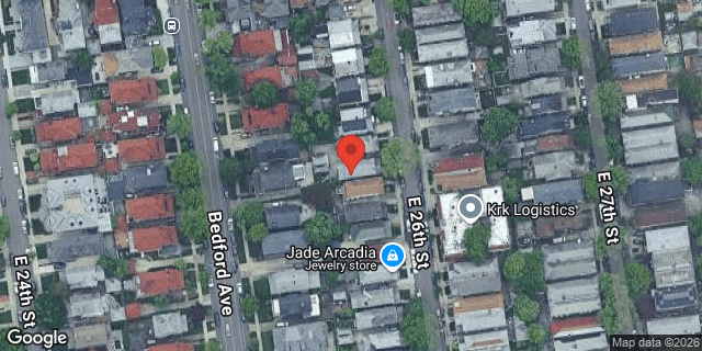 Aerial map of 936 EAST 26 STREET, Brooklyn