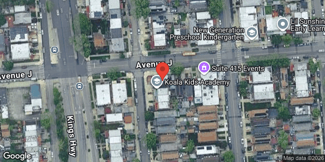 Aerial map of 1353 EAST 46 STREET, Brooklyn
