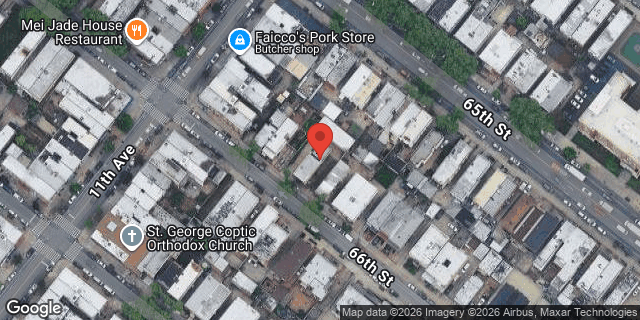 Aerial map of 1123 66 STREET, Brooklyn