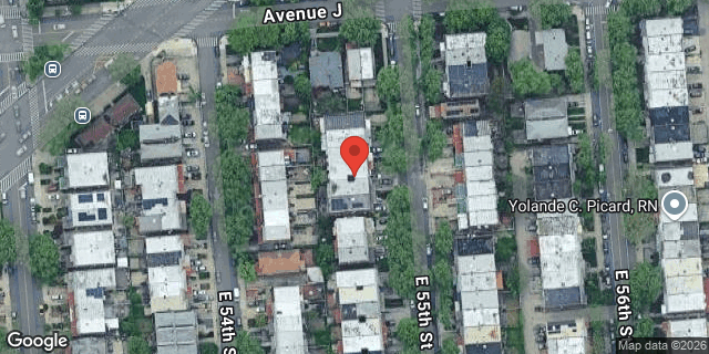Aerial map of 1188 EAST 55 STREET, Brooklyn