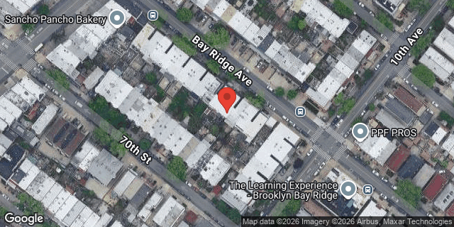 Aerial map of 964 BAY RIDGE AVENUE, Brooklyn