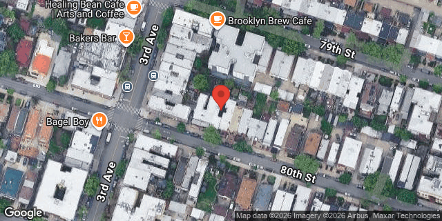 Aerial map of 317 80 STREET, Brooklyn