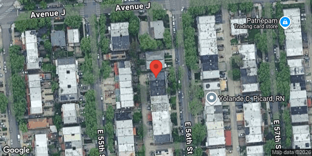 Aerial map of 1142 EAST 56 STREET, Brooklyn
