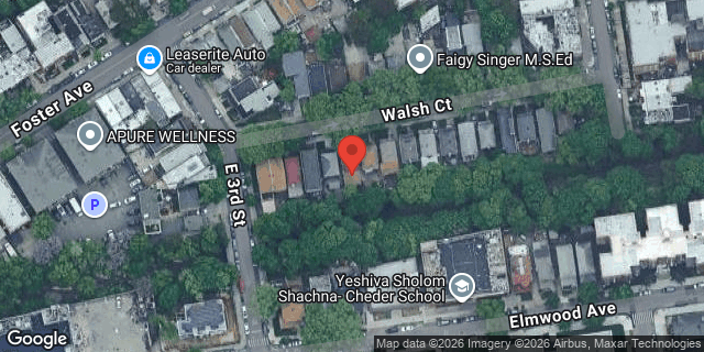Aerial map of 316 WALSH COURT, Brooklyn