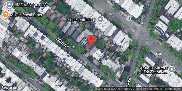 Aerial map of 549 76 STREET, Brooklyn