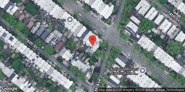 Aerial map of 586 BAY RIDGE PARKWAY, Brooklyn