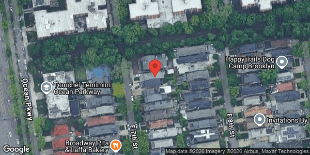 Aerial map of 951 EAST 7 STREET, Brooklyn