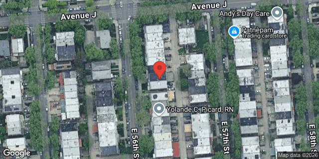 Aerial map of 1137 EAST 56 STREET, Brooklyn
