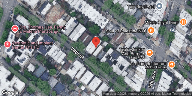 Aerial map of 451 78 STREET, Brooklyn