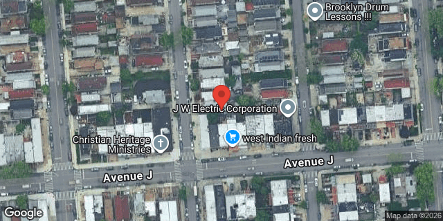 Aerial map of 1103 EAST 42 STREET, Brooklyn