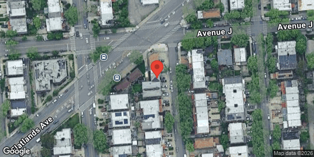 Aerial map of 1214 EAST 54 STREET, Brooklyn