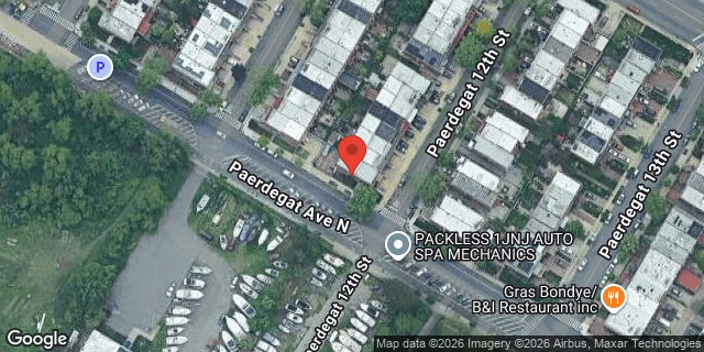 Aerial map of 1 PAERDEGAT 12 STREET, Brooklyn