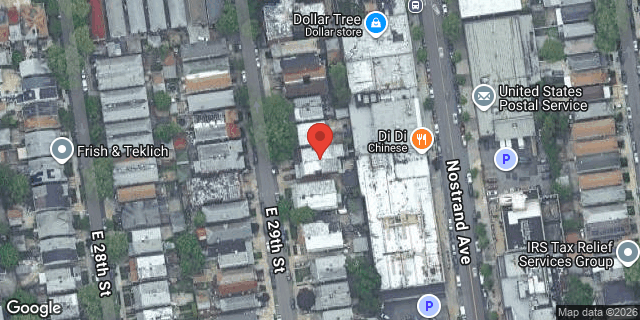 Aerial map of 935 EAST 29 STREET, Brooklyn