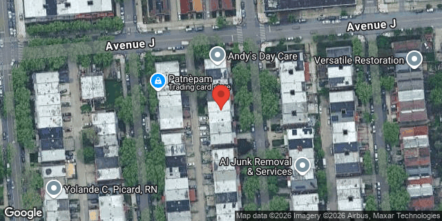 Aerial map of 1080 EAST 58 STREET, Brooklyn
