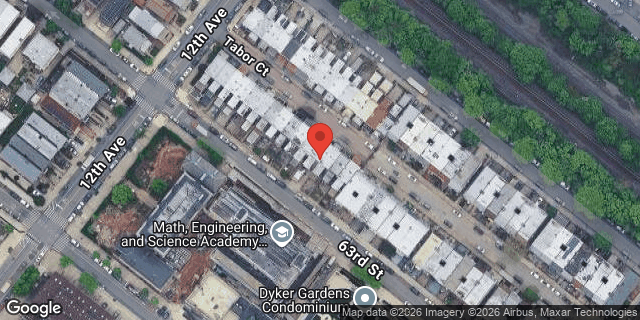Aerial map of 1223 TABOR COURT, Brooklyn