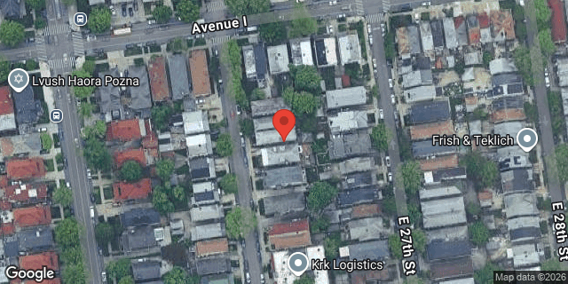 Aerial map of 921 EAST 26 STREET, Brooklyn