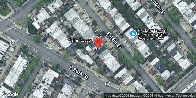 Aerial map of 1440 EAST 84 STREET, Brooklyn