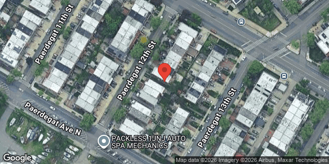 Aerial map of 24 PAERDEGAT 12 STREET, Brooklyn