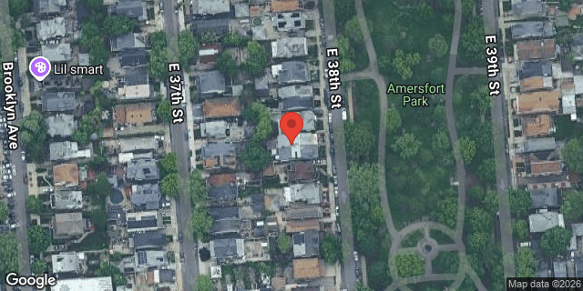 Aerial map of 1100 EAST 38 STREET, Brooklyn