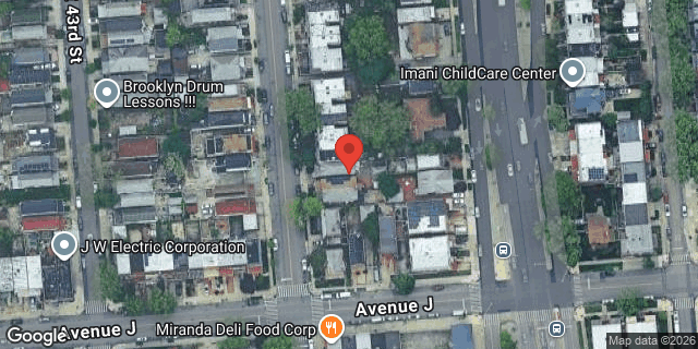 Aerial map of 1801 TROY AVENUE, Brooklyn
