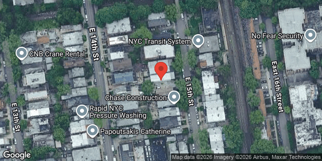 Aerial map of 864 EAST 15 STREET, Brooklyn