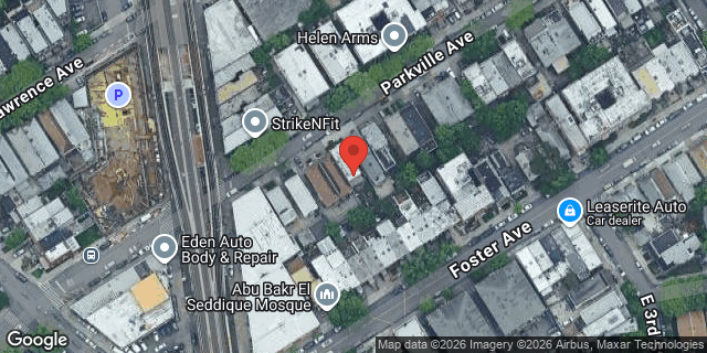 Aerial map of 38 PARKVILLE AVENUE, Brooklyn