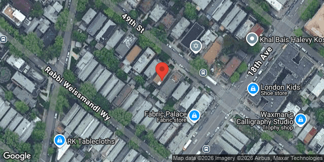 Aerial map of 1760 49 STREET, Brooklyn